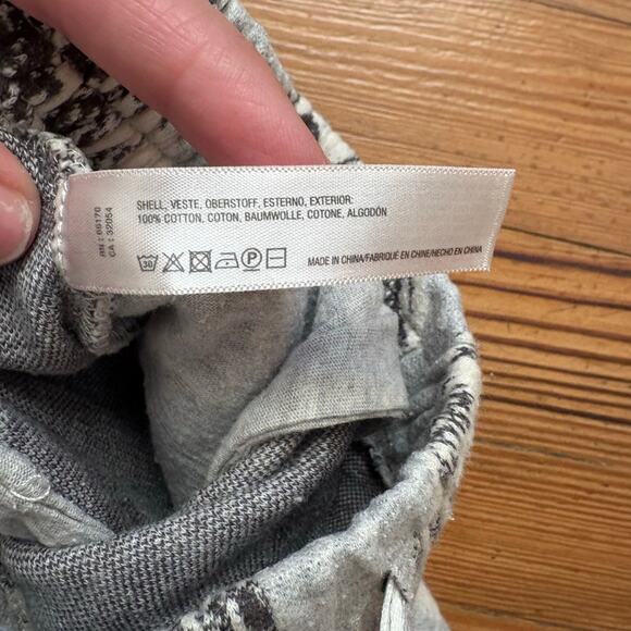 Anthropologie Saturday Sunday gray floral jogger sweatpants SIZE XS - Picture 5 of 6